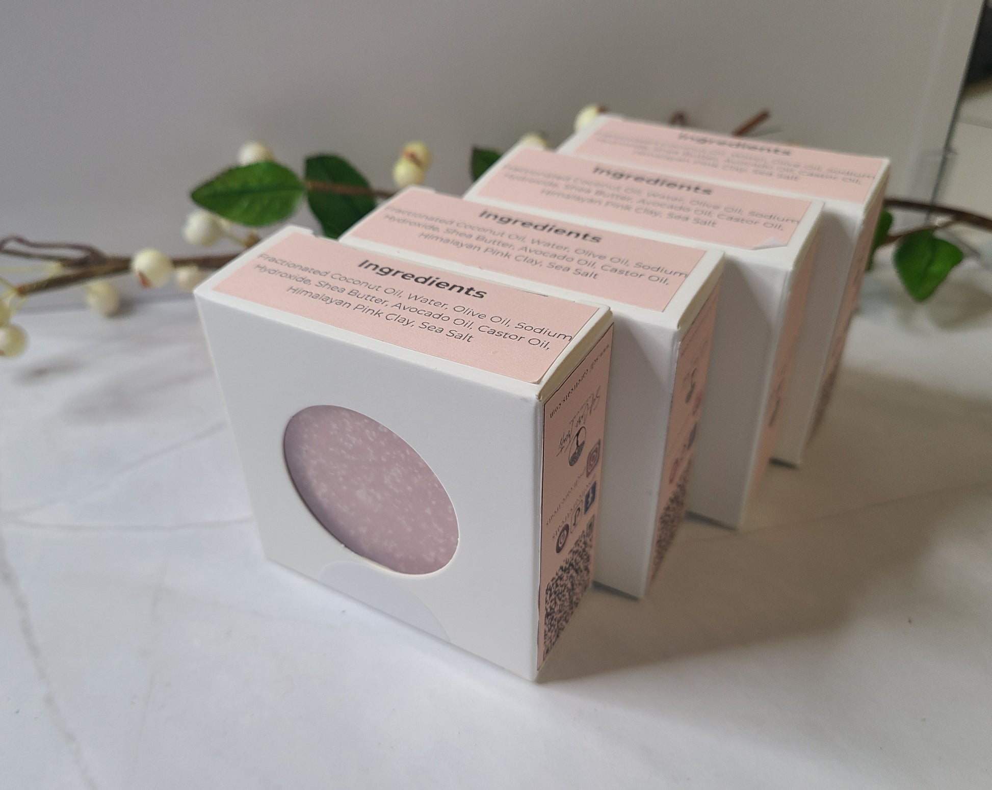 Unscented salt soaps