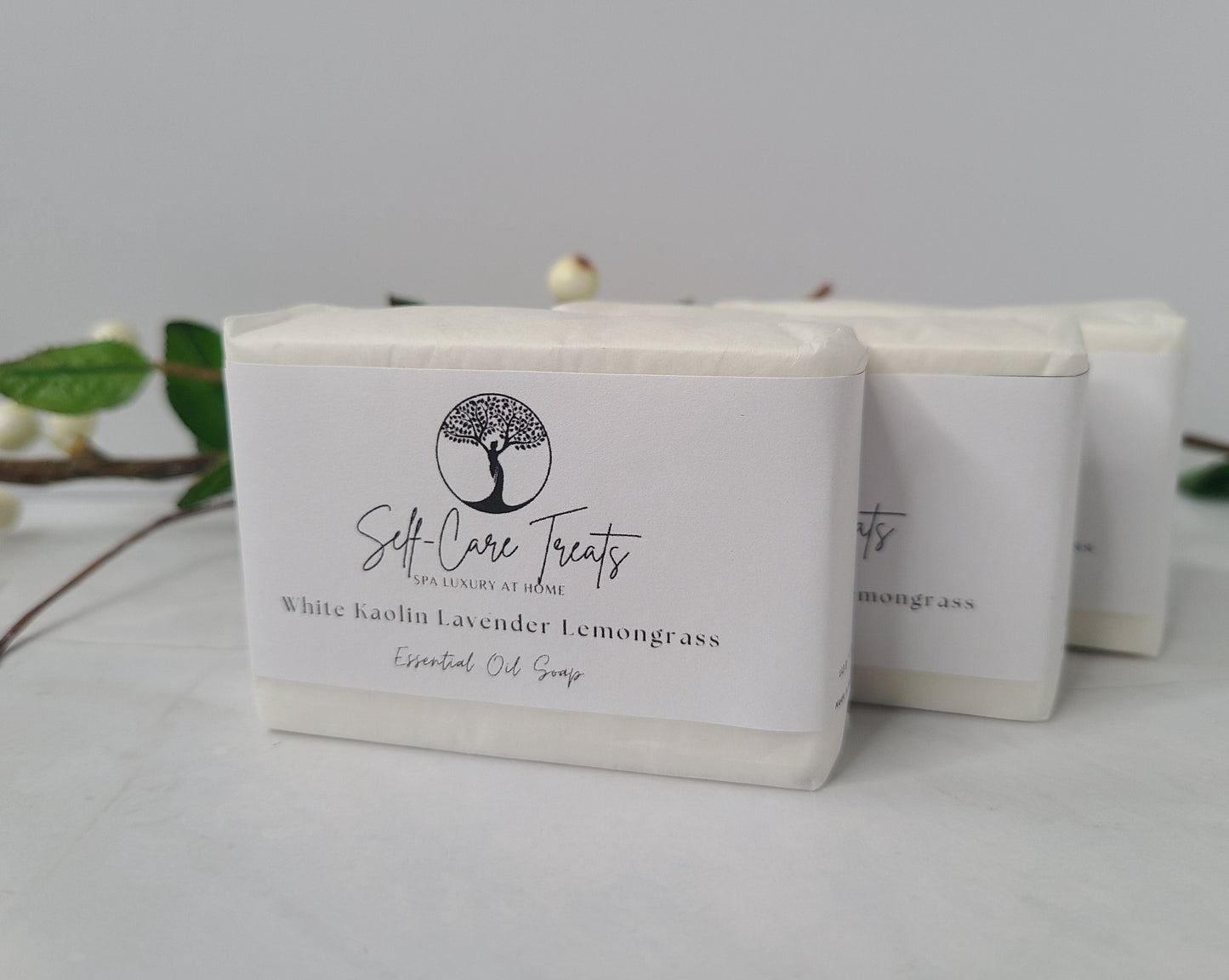 White Kaolin lavender lemongrass