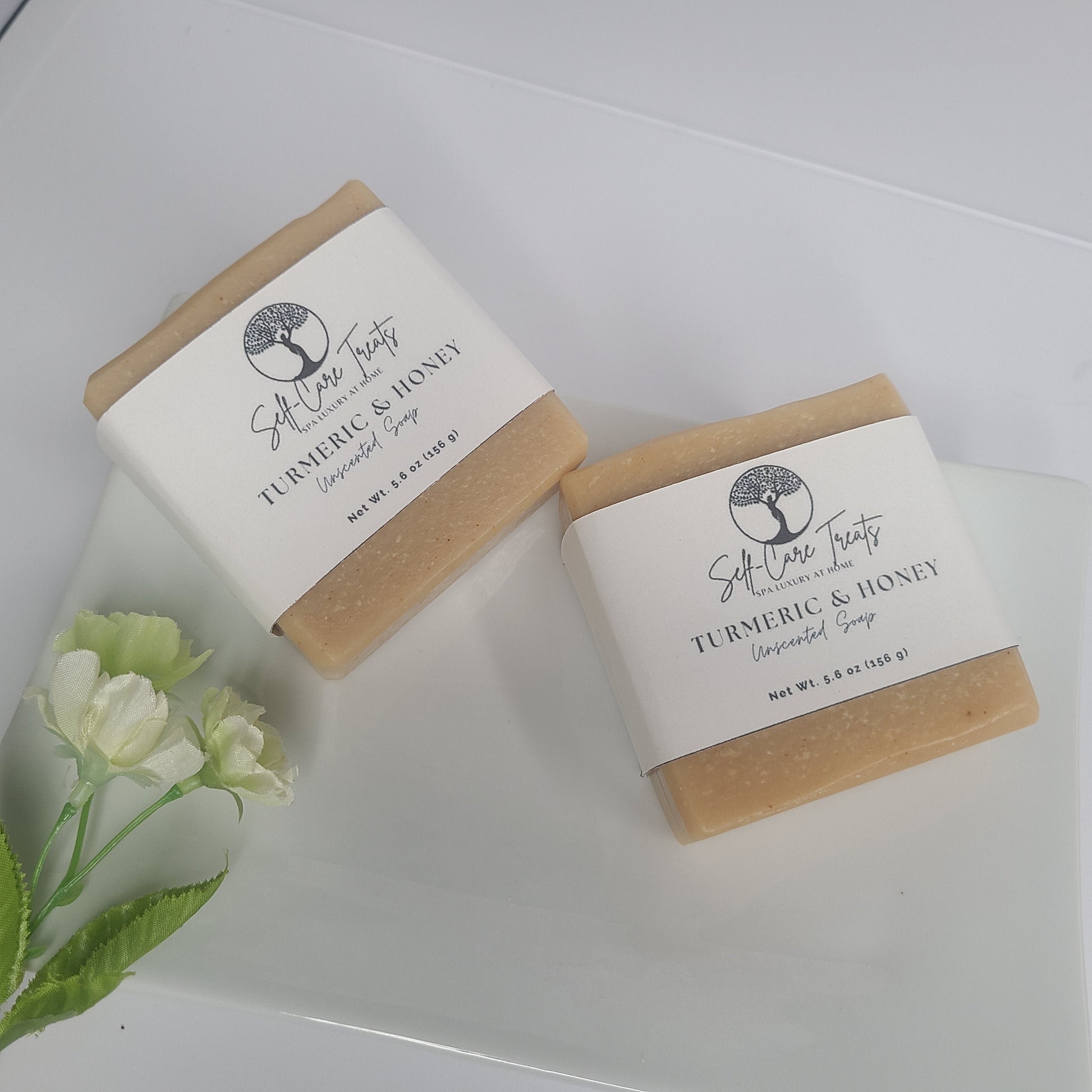  Turmeric & Honey Unscented Soap great for all skin type.  great gift for new mom, gift for her, gift for women, gift for sensitive skin, gift for acne prone skin