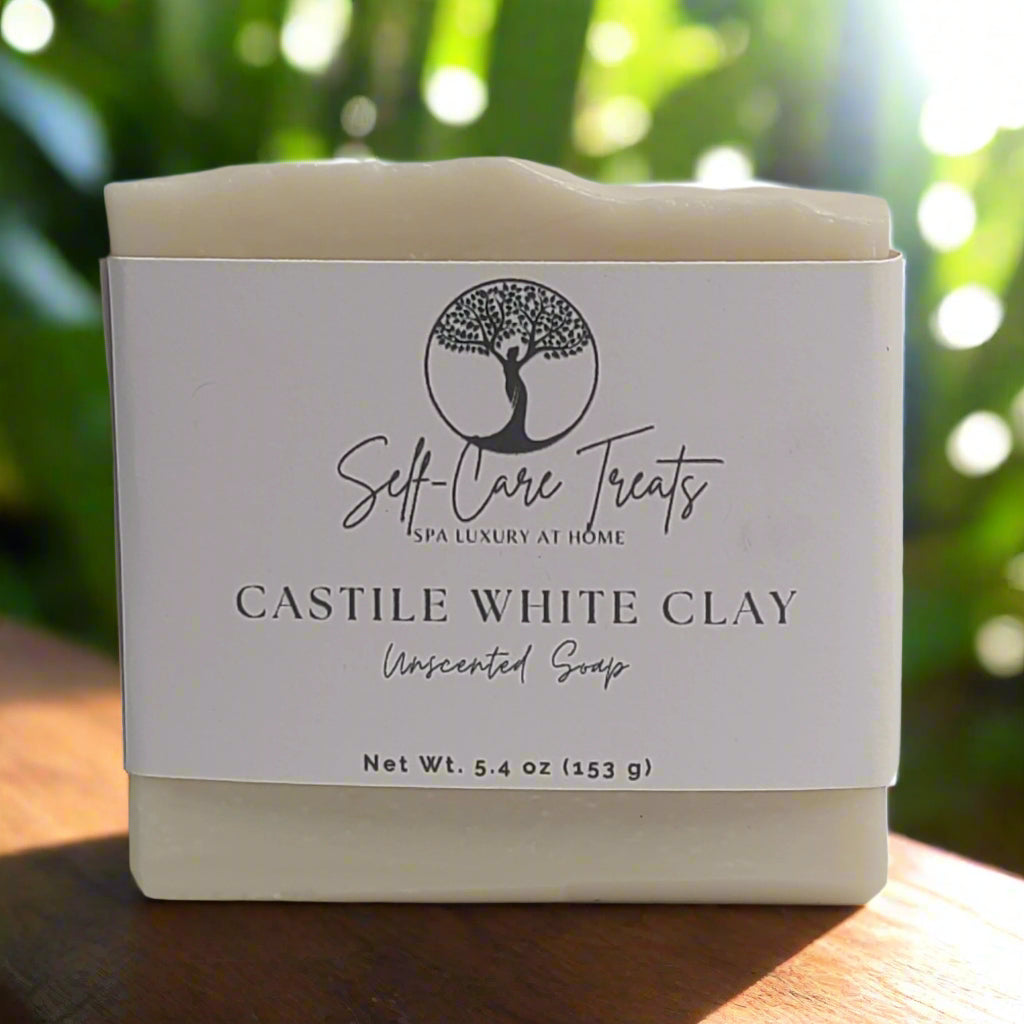 Unscented Castile White Clay Soap