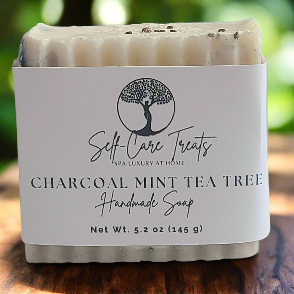 Charcoal Mint Tea Tree Soap