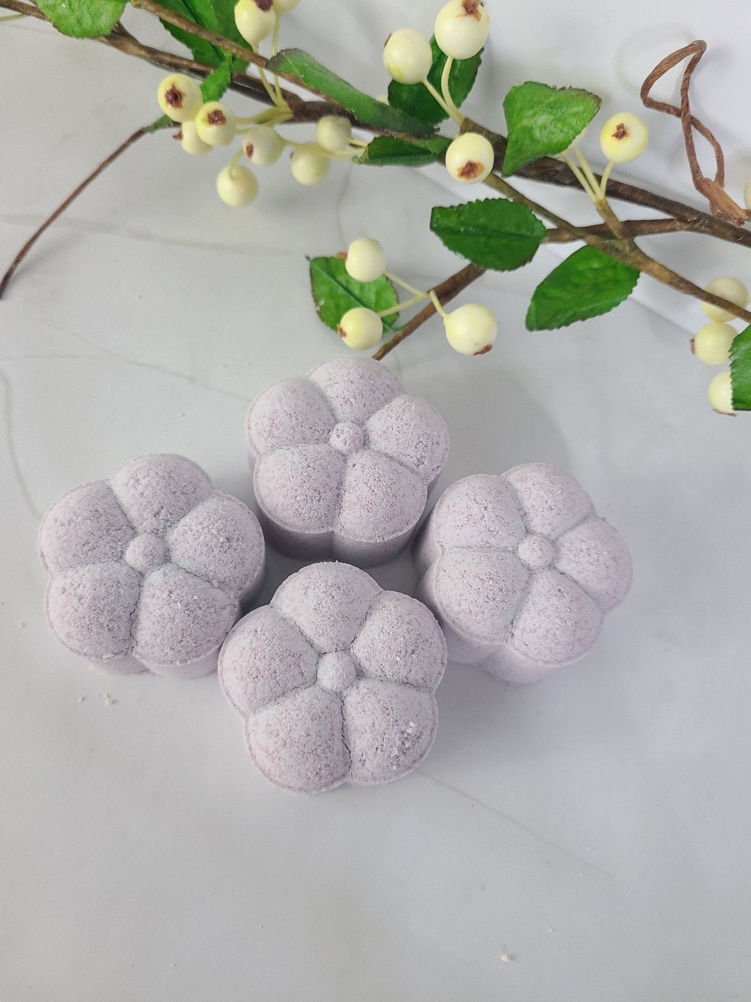 Flower Lavender Shower Steamers - Self - Care Treats