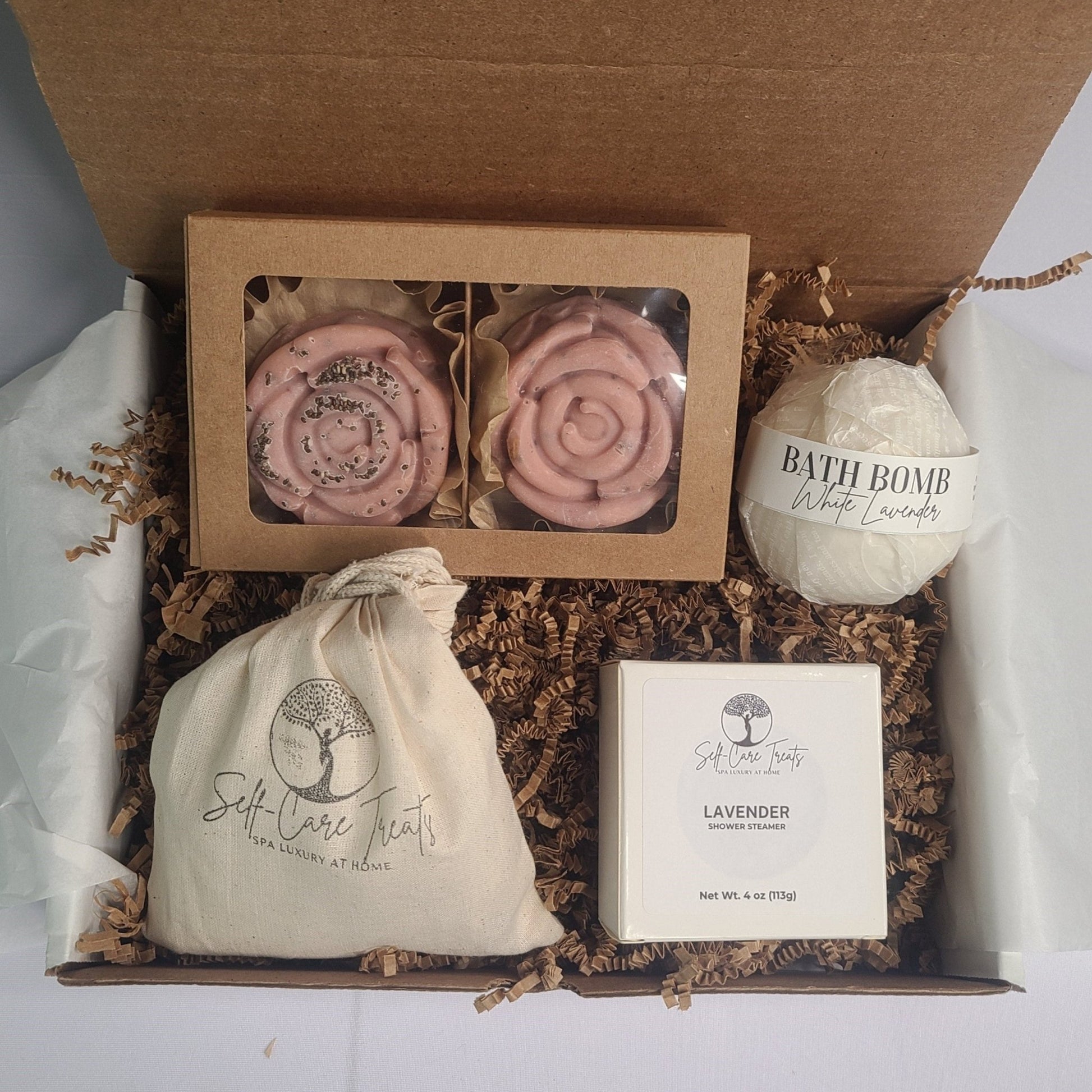 Lavender Gift Box - Self - Care Treats