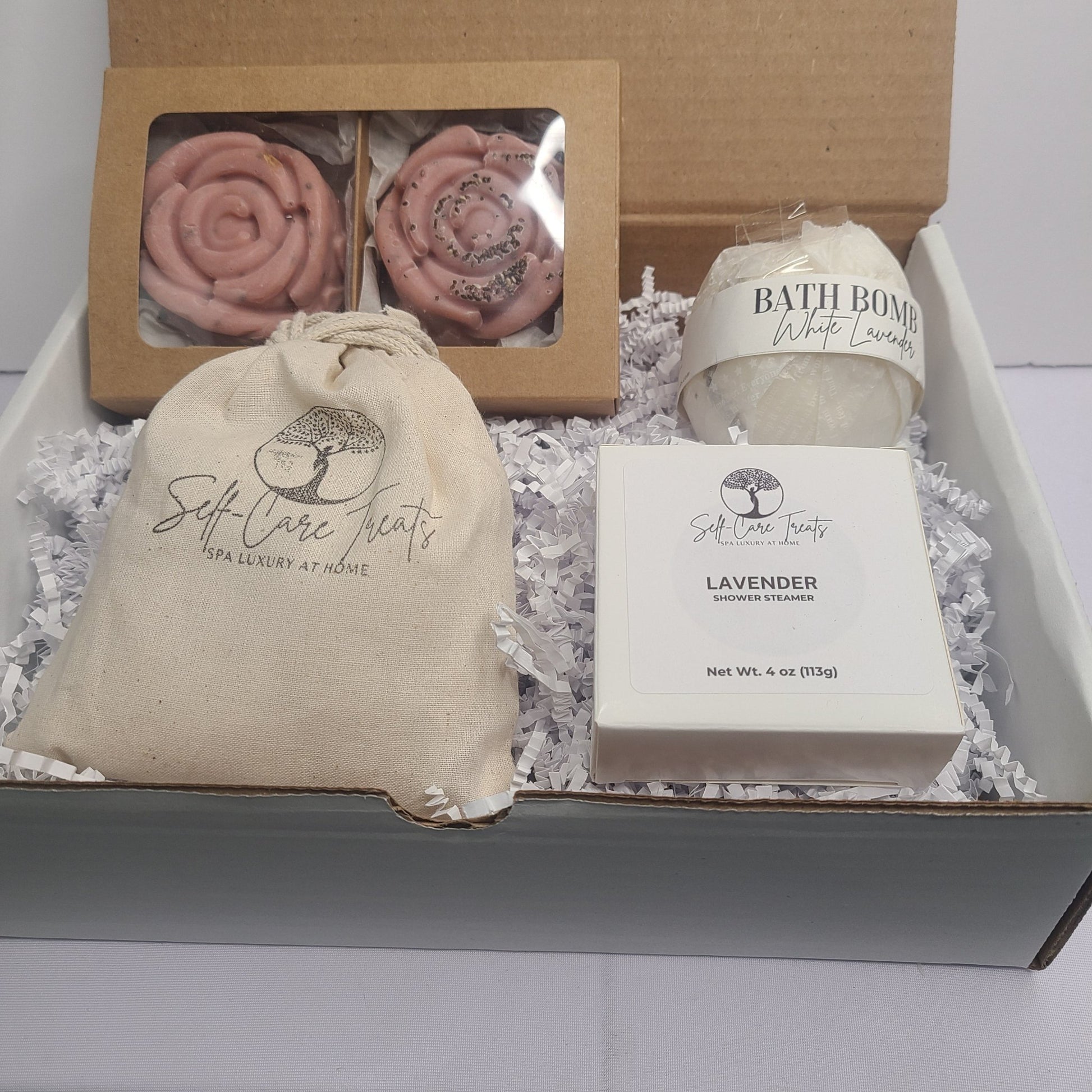 Lavender Gift Box - Self - Care Treats