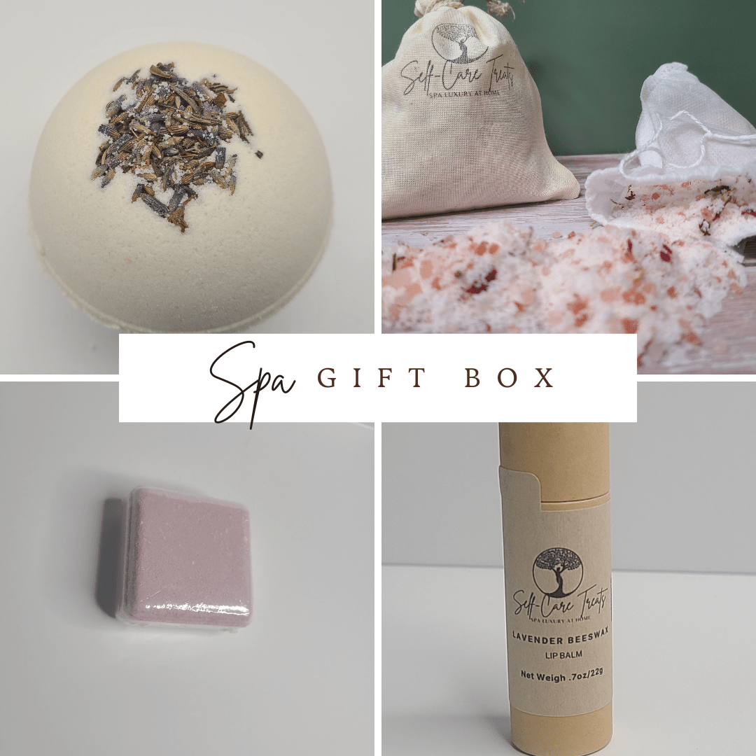 Lavender Spa Gift Box - Self - Care Treats