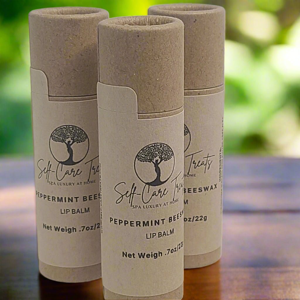 Peppermint Beeswax Lip Balm - Self - Care Treats