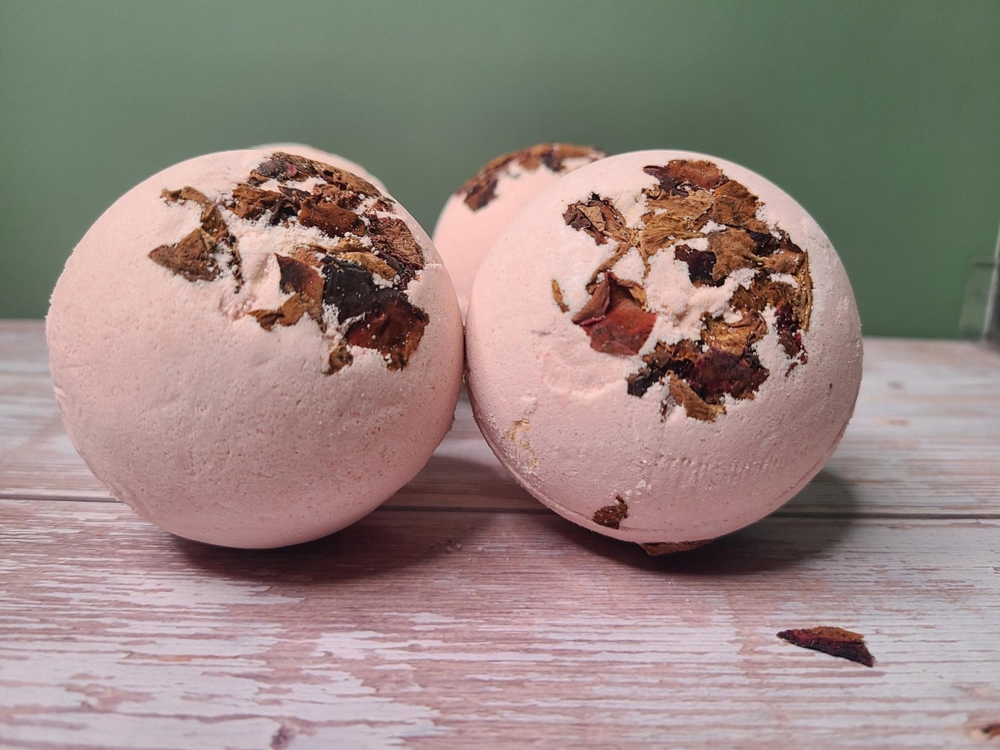 Peppermint Rose Bath Bomb Gift Bundle (2 Set) - Self - Care Treats