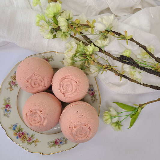 Rose Essential Bath Bomb - Self - Care Treats