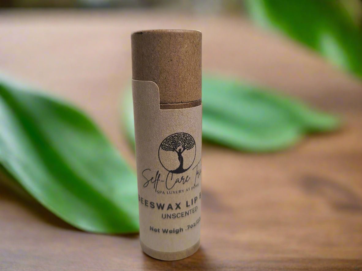 Unscented Beeswax Lip Balm - Self - Care Treats