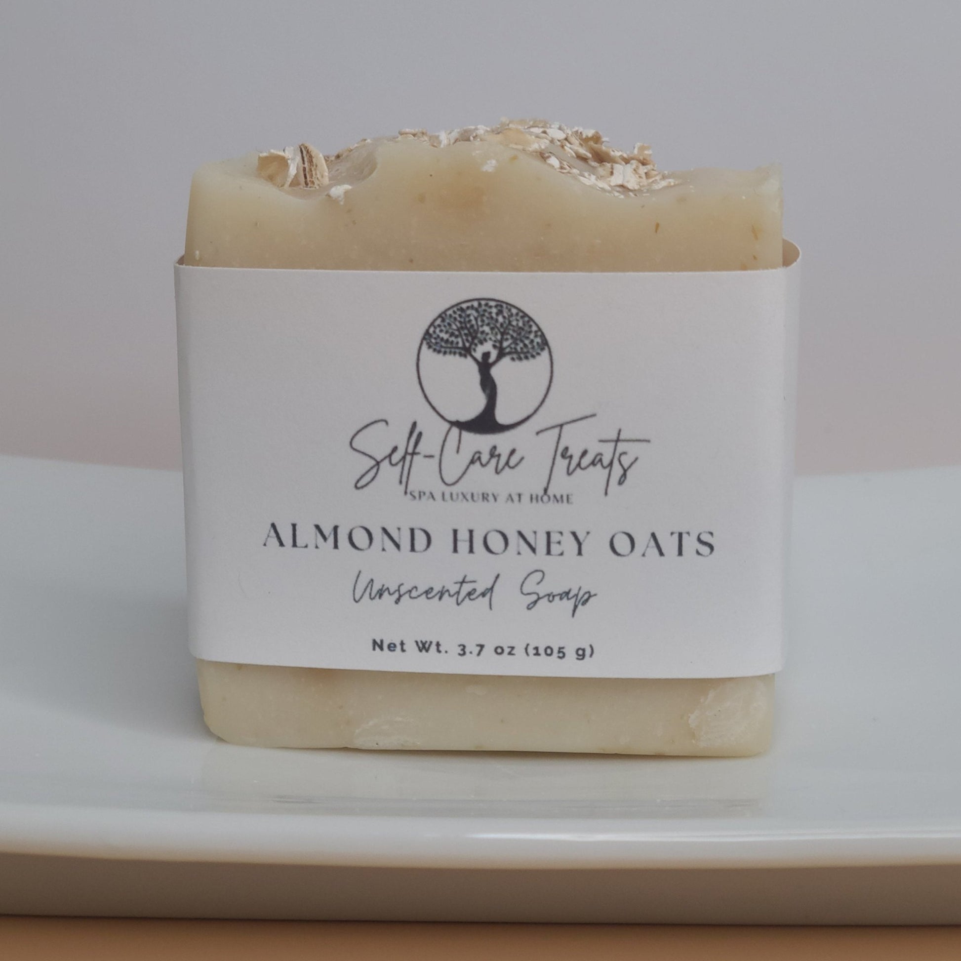 Vegan Almond Honey Oats Soap - Self - Care Treats