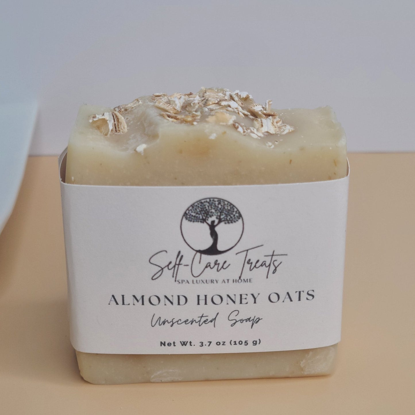 Vegan Almond Honey Oats Soap - Self - Care Treats